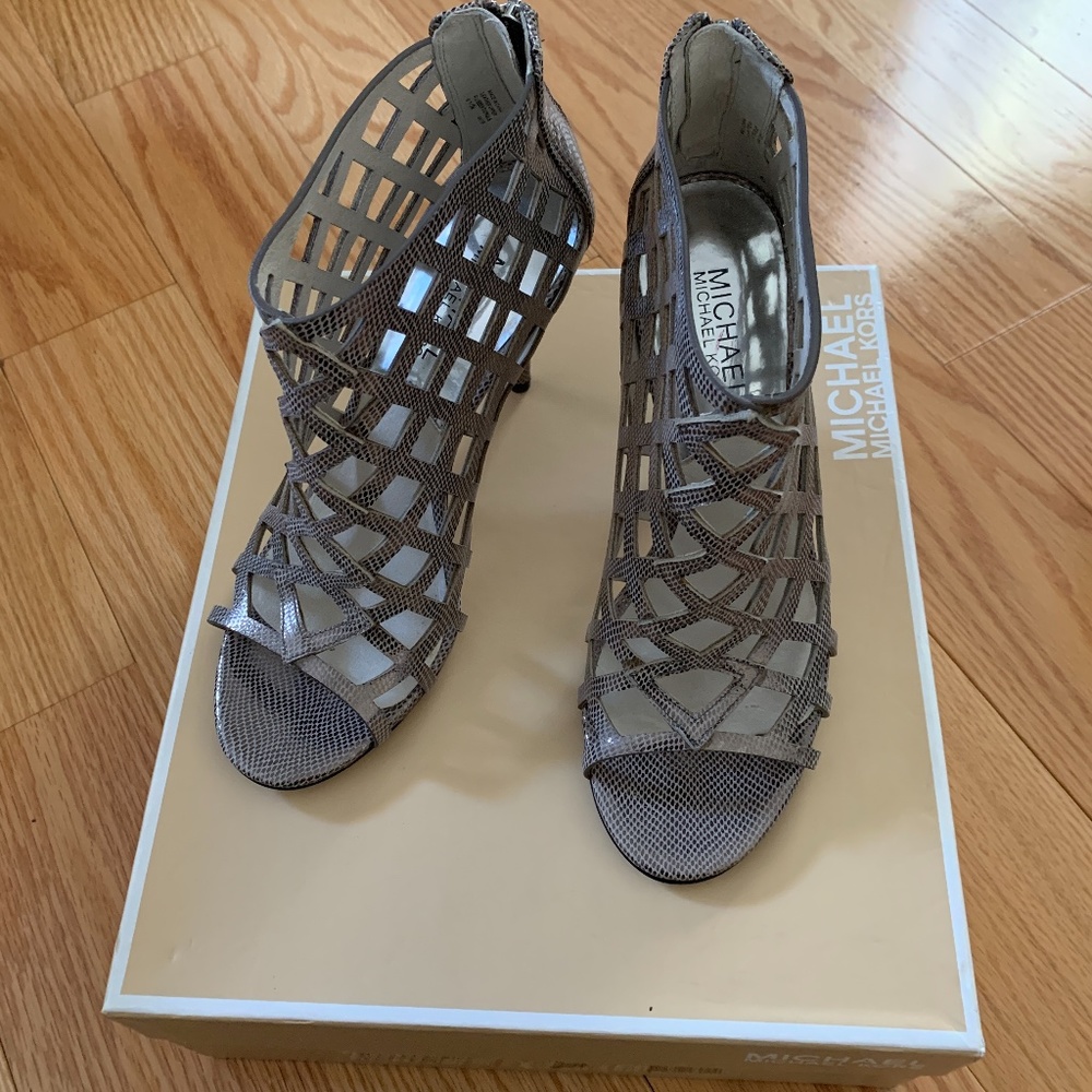 Michael Kors Aiden Cage Heels